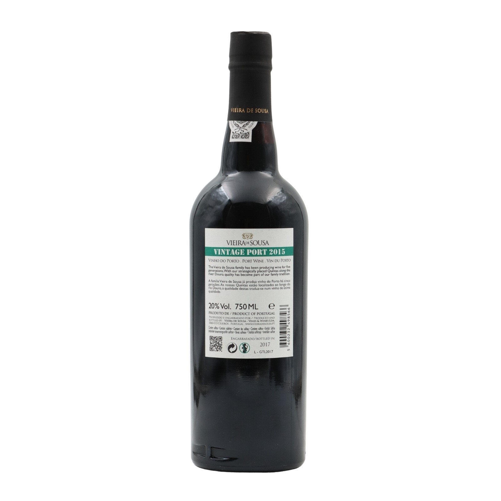 Vieira de Sousa Vintage Porto 2015