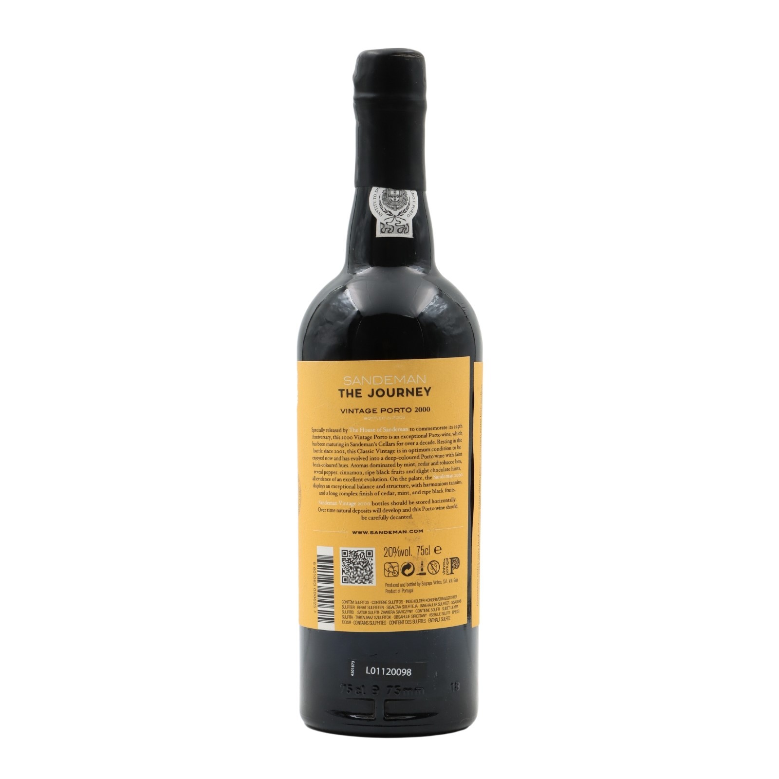 Sandeman 225Y The Journey Vintage Porto 2000