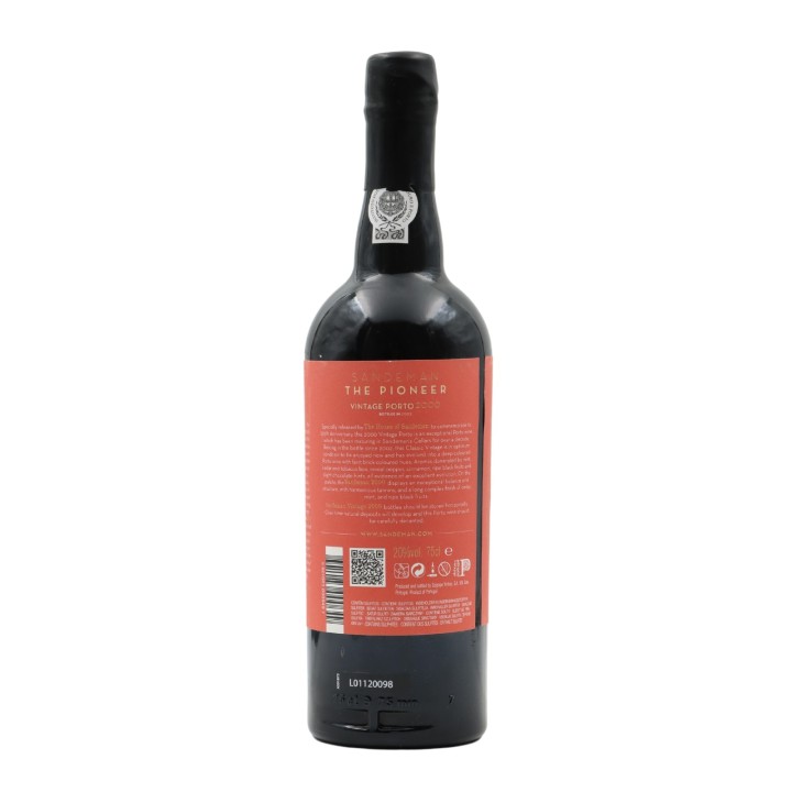 Sandeman 225Y The Pioneer Vintage Port 2000