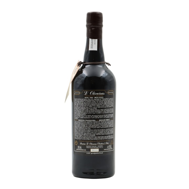 D´Oliveiras Boal Medium Sweet Madeira 1992
