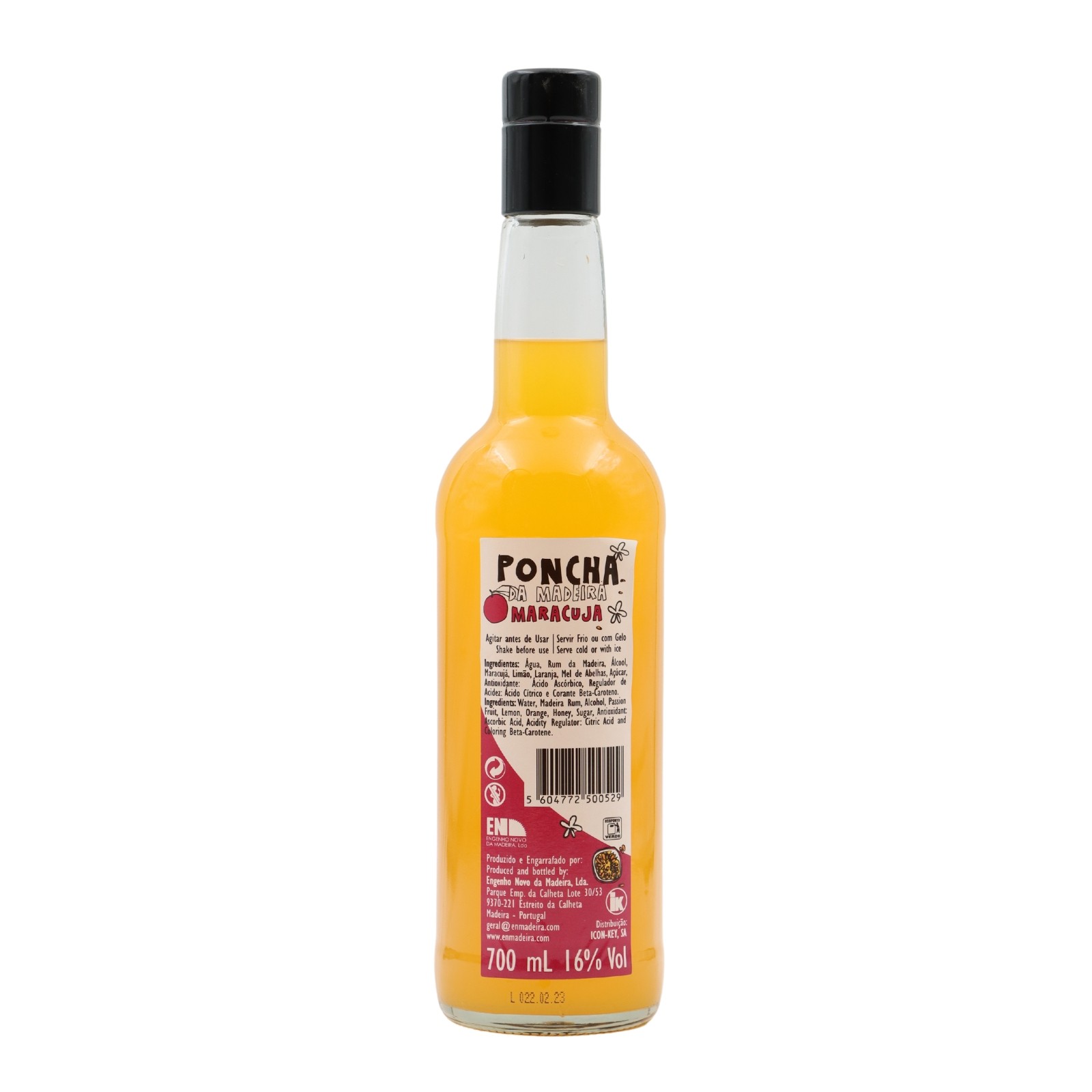 Engenho Novo Fruit de la Passion Poncha Liqueur