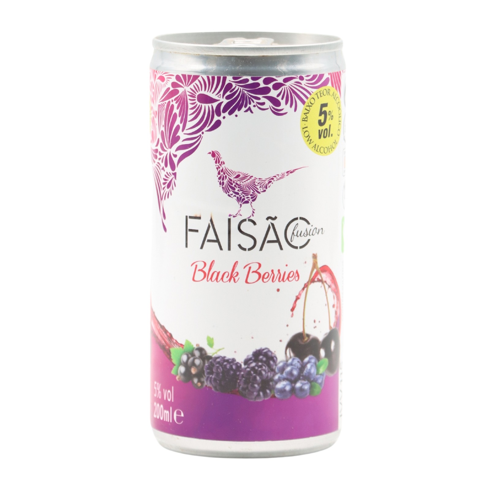 Faisão Fusion Black Berries in can
