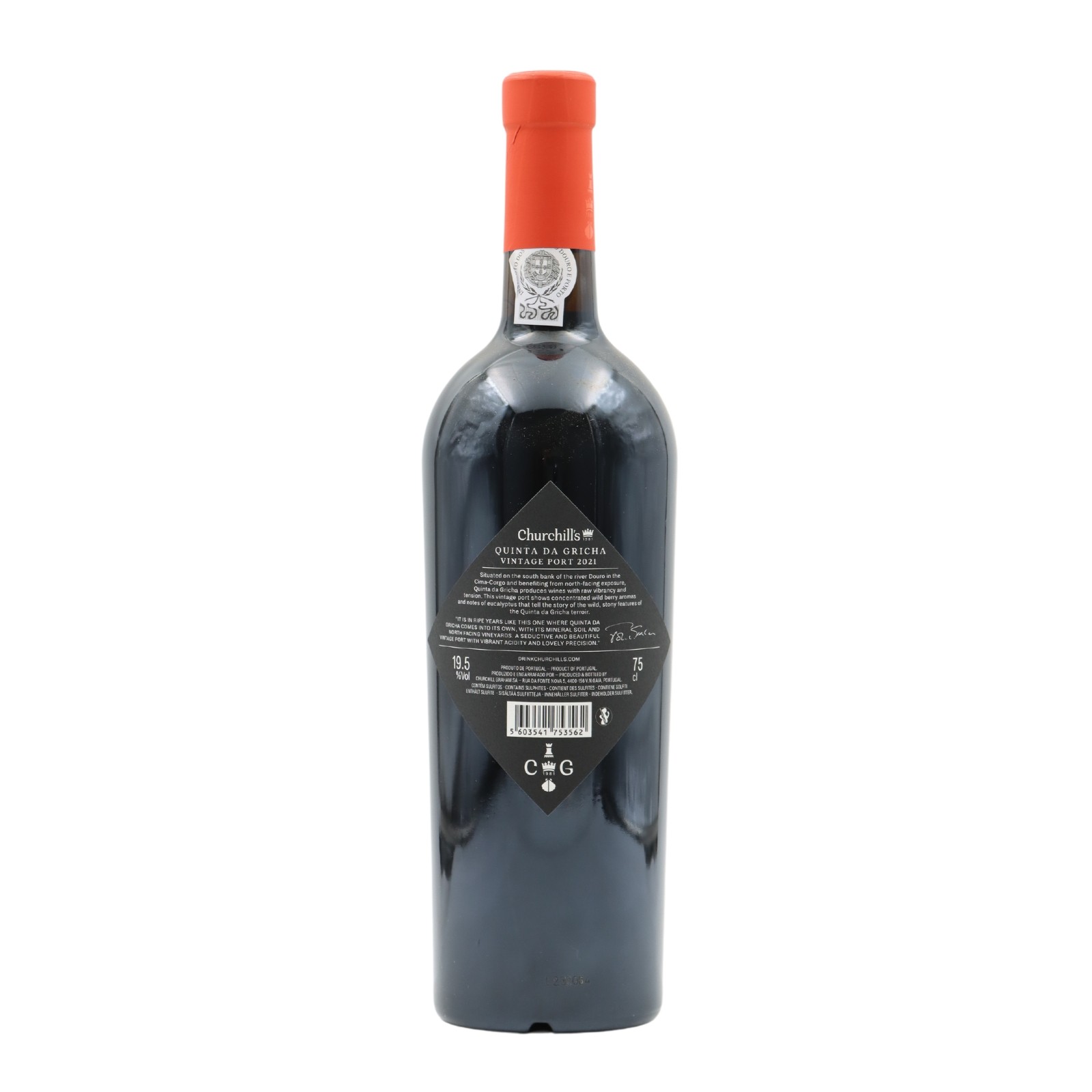 Churchills Quinta da Gricha Vintage Port 2021