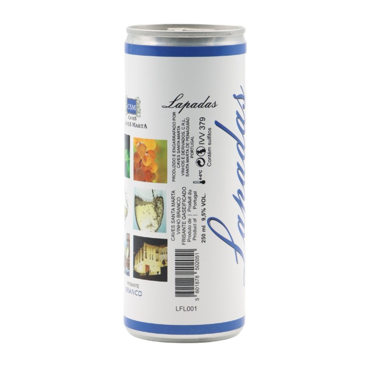 Lapadas White Frisante in can