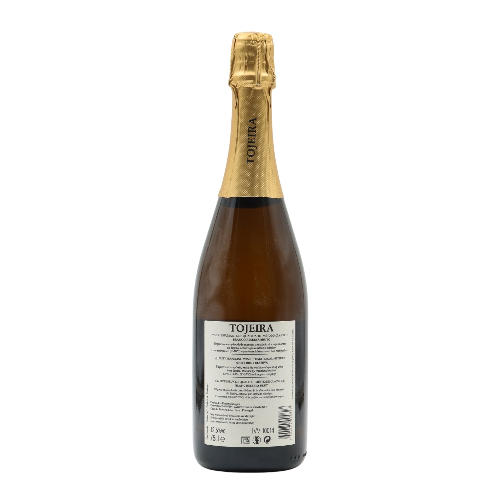 Tojeira Reserva Branco Bruto Espumante