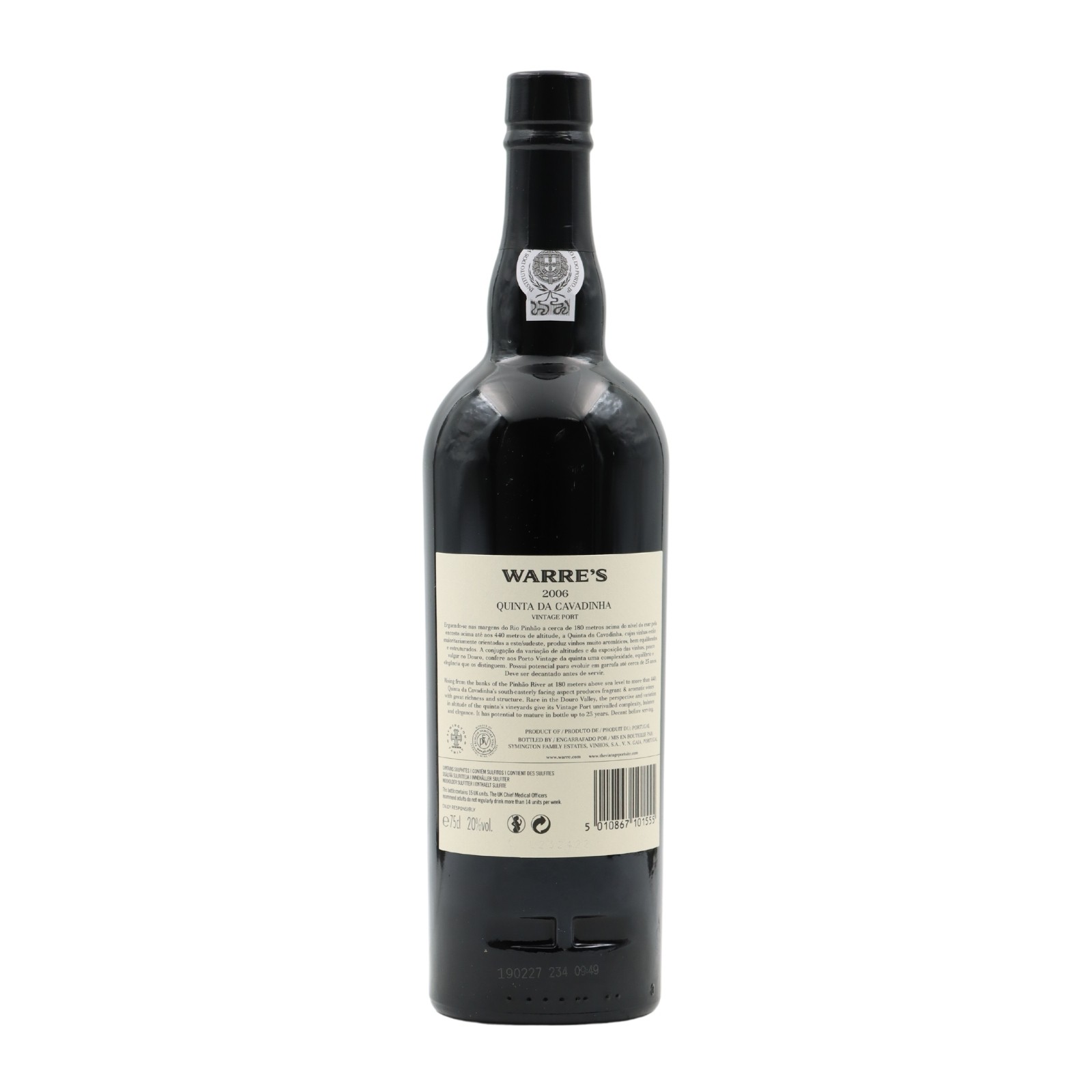 Warres Quinta da Cavadinha Vintage Porto 2010