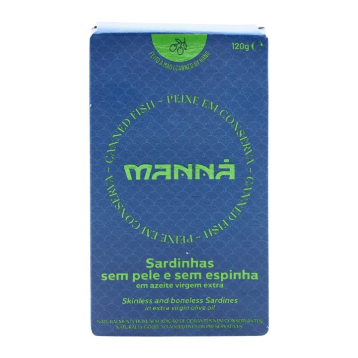 Manná Gräten- und hautlose Sardinen in kalt gepresstem Olivenöl