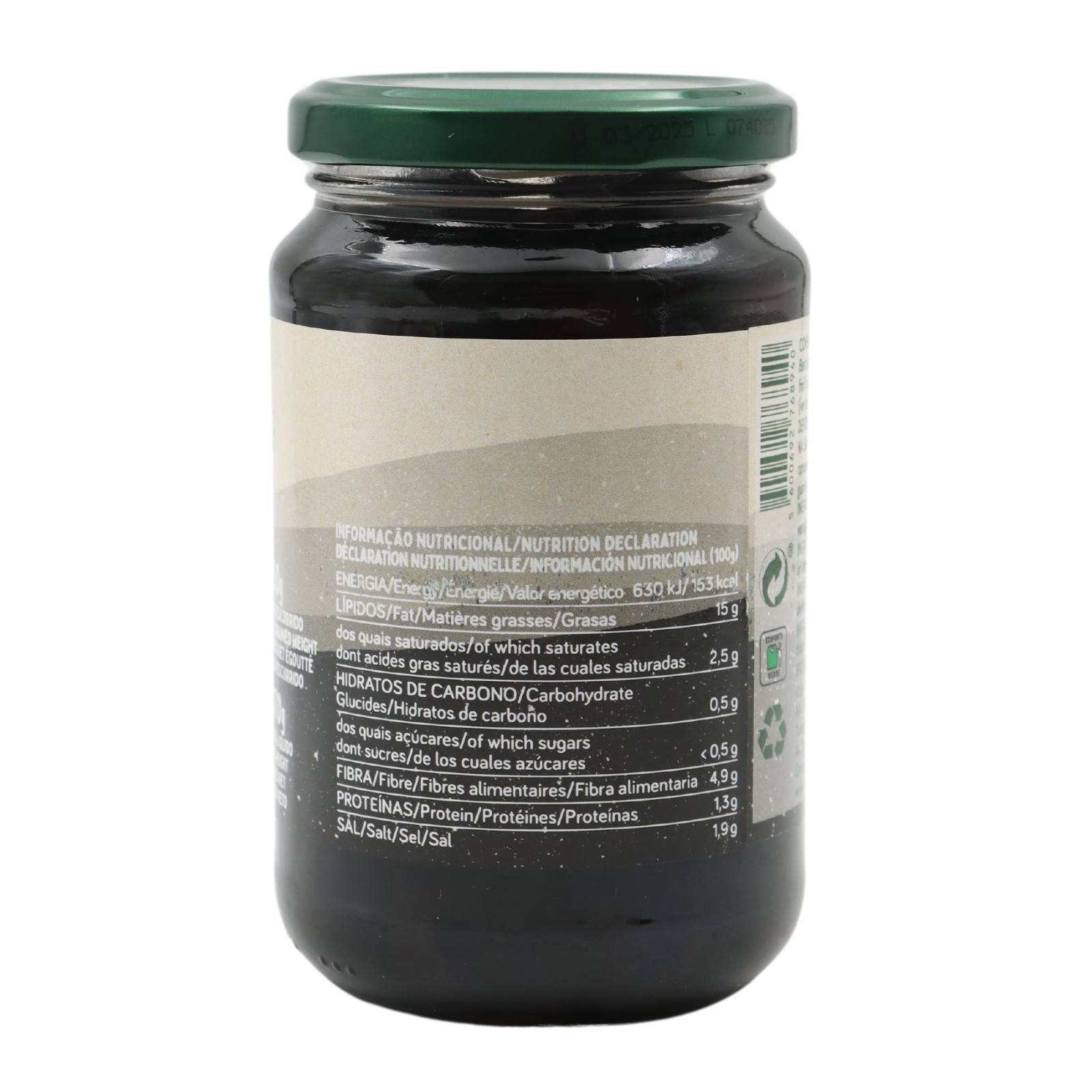 Qampo Pitted Black Olives 160 g