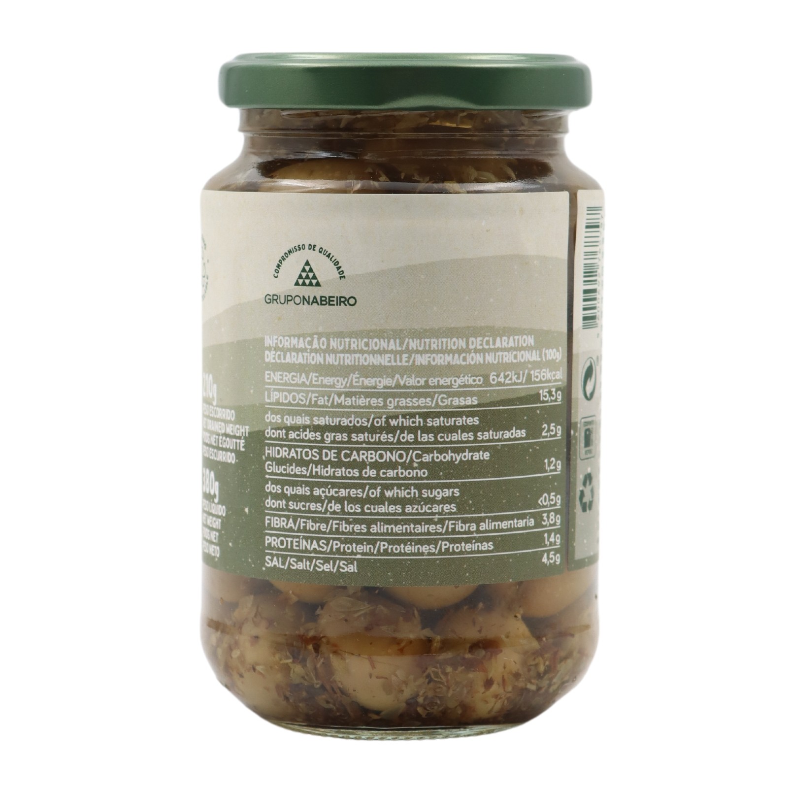 Qampo Olive Verdi e Nere 210 g