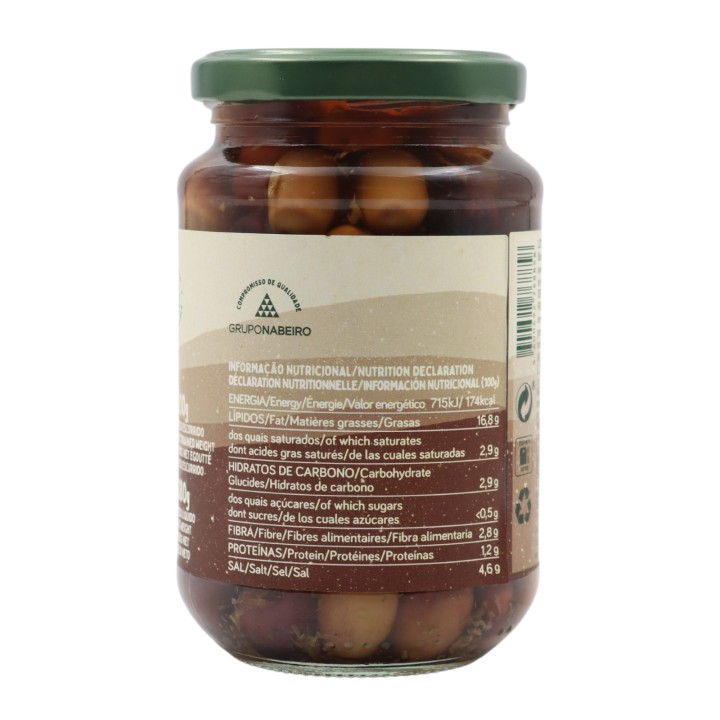 Qampo Galega Black Olives 210 g