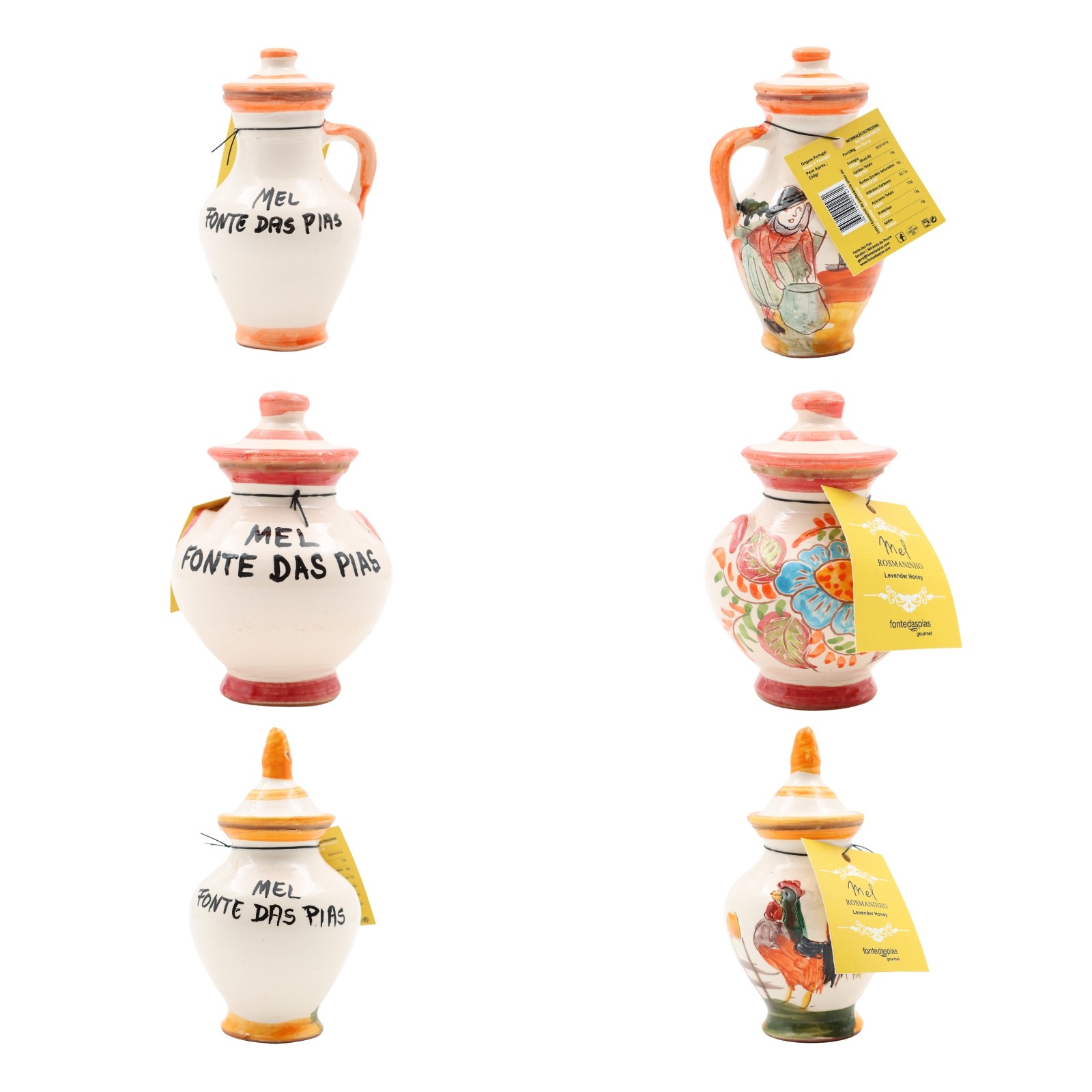 Fonte das Pias Levender Honey in Clay Jar
