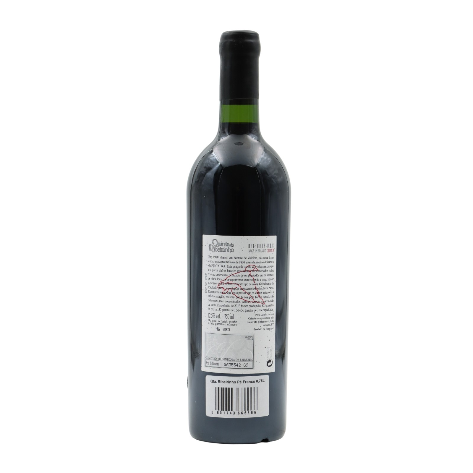 Luis Pato Quinta do Ribeirinho Pé Franco Rosso 2013