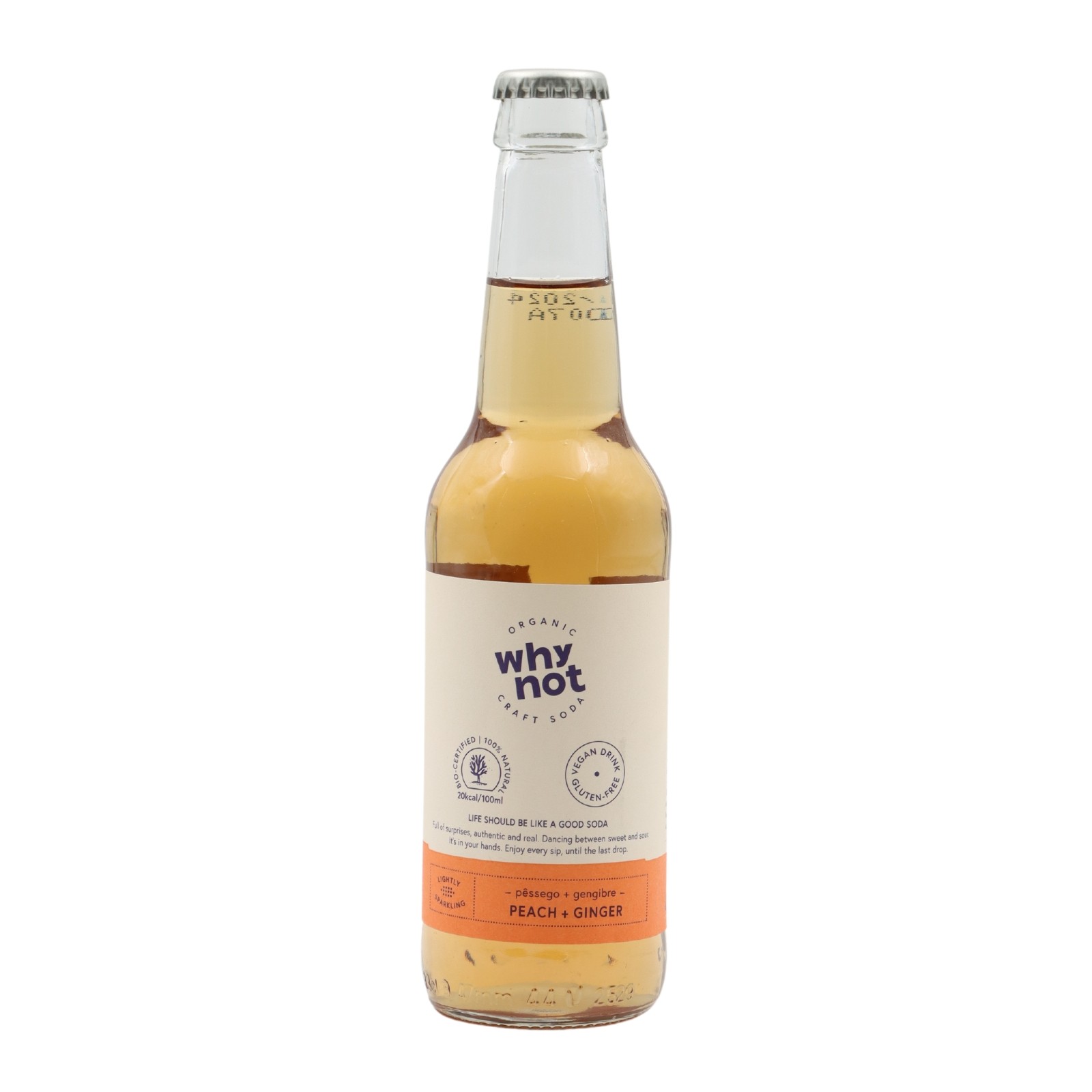 Why Not Pêche et Gingembre Soda artisanal