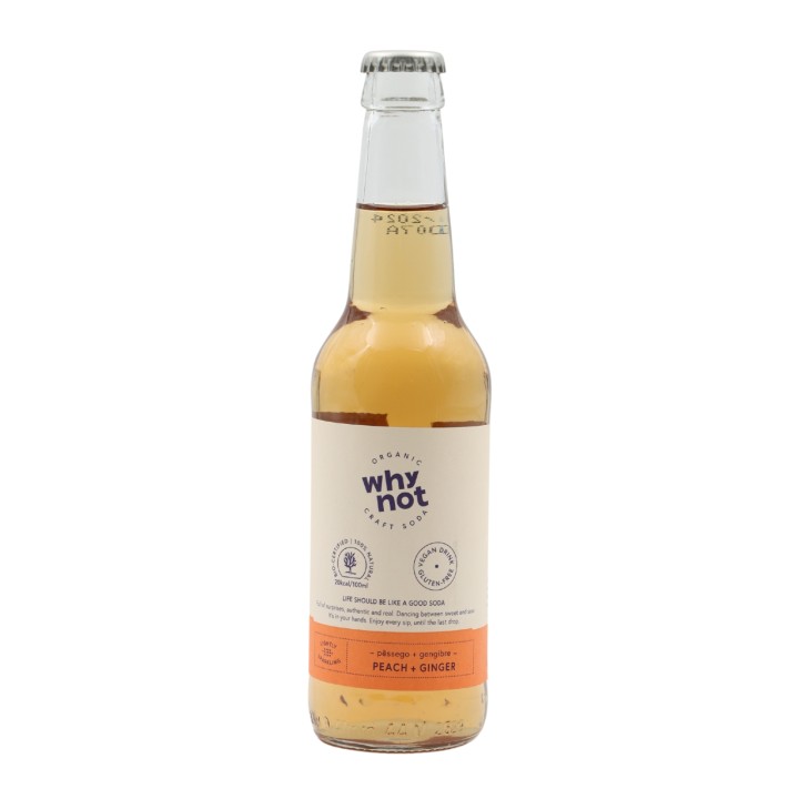 Why Not Pêche et Gingembre Soda artisanal