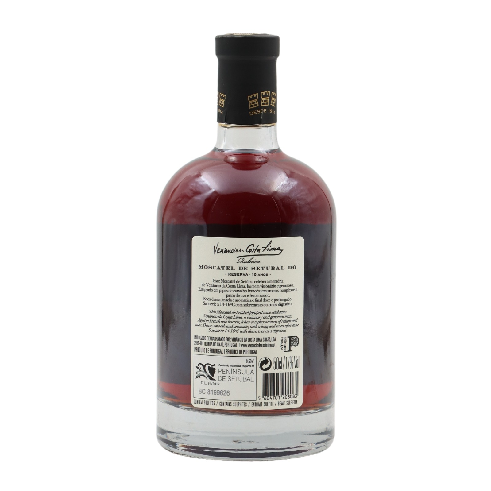 Venâncio da Costa Lima Rúbrica 10 years Moscatel de Setúbal