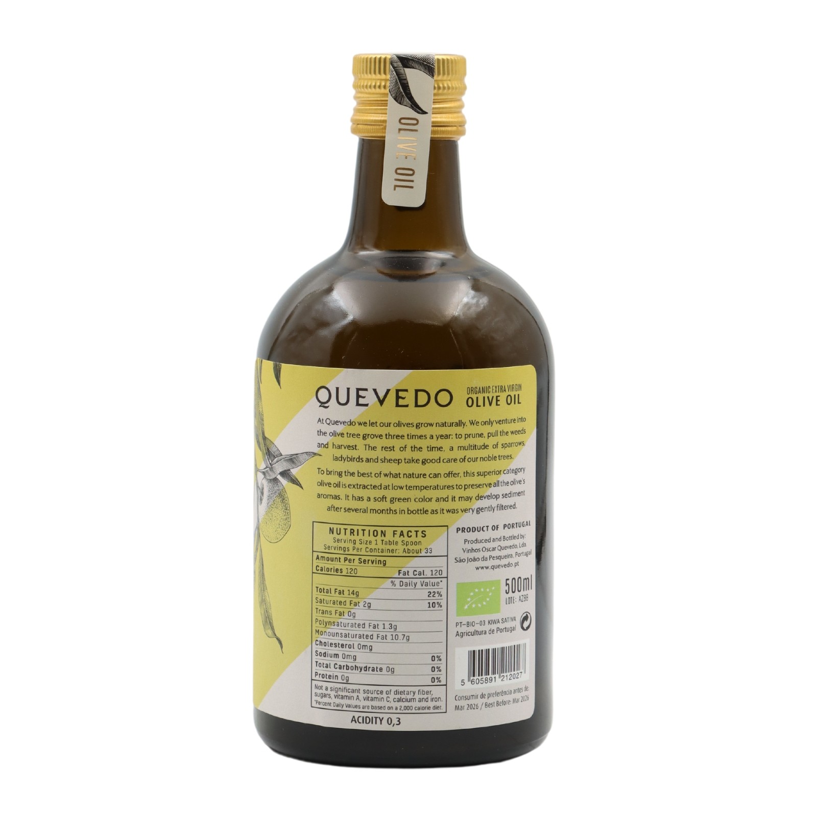 Quevedo Aceite de Oliva Virgen Extra