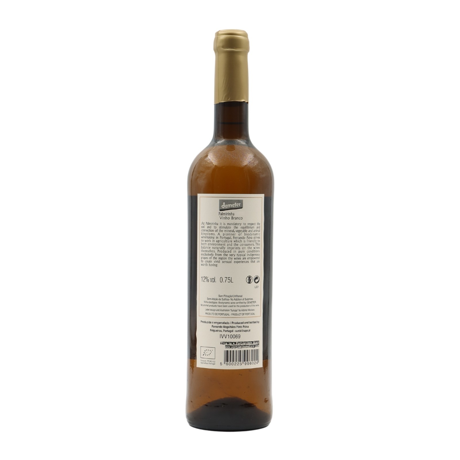 Quinta da Palmirinha Loureiro Bio White 2023