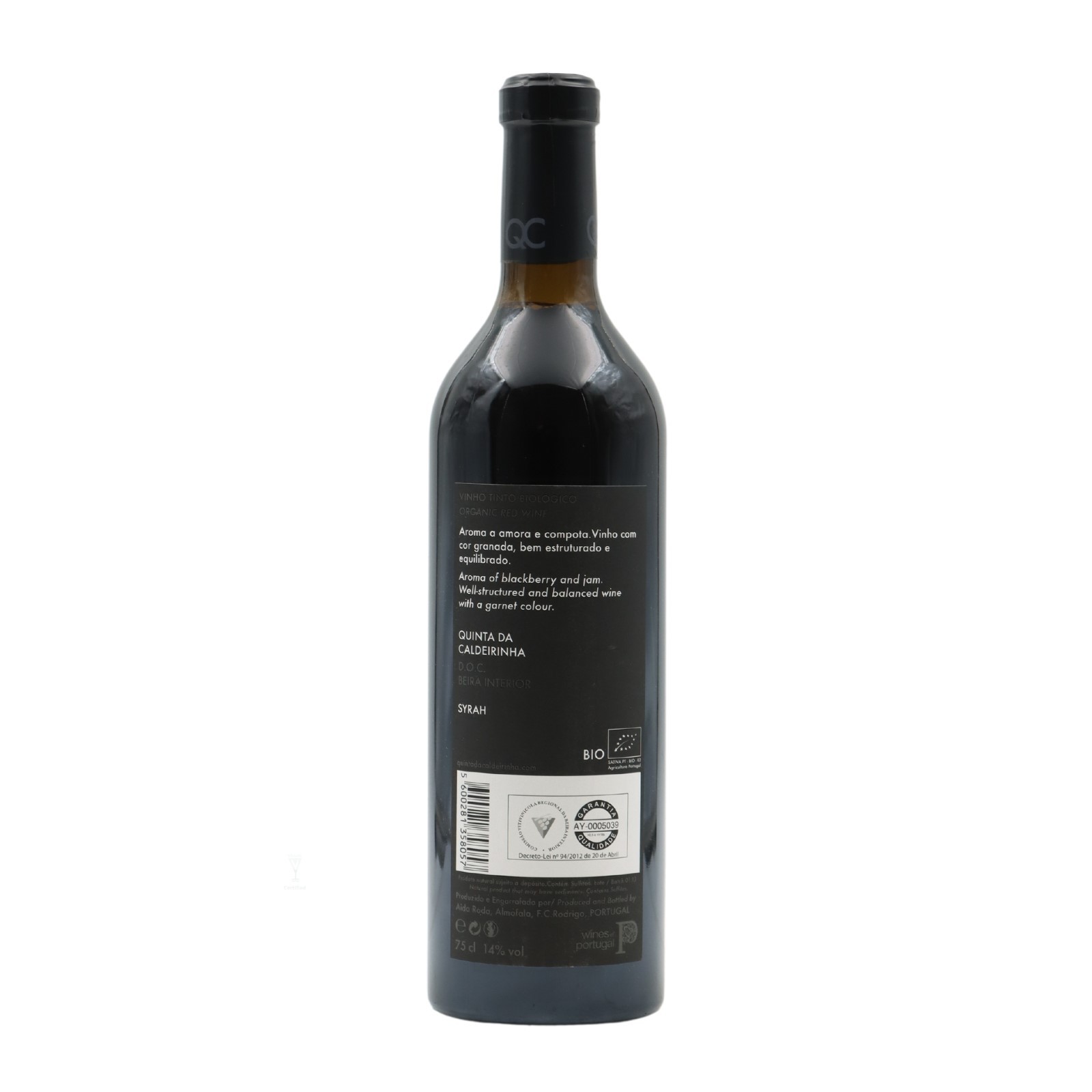 Quinta da Caldeirinha QC Syrah Bio Rouge 2013