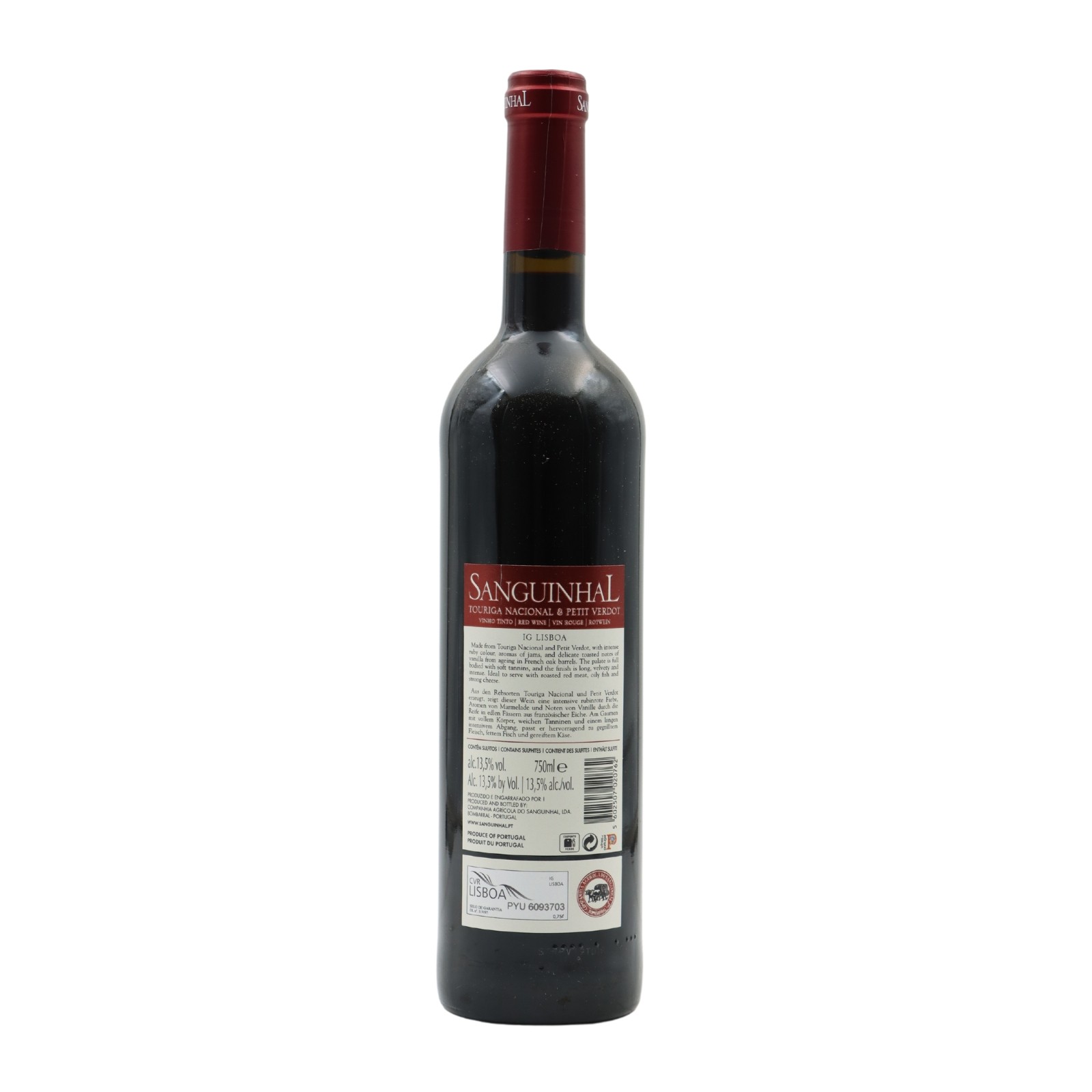 Sanguinhal Touriga Nacional Petit Verdot Rot 2019