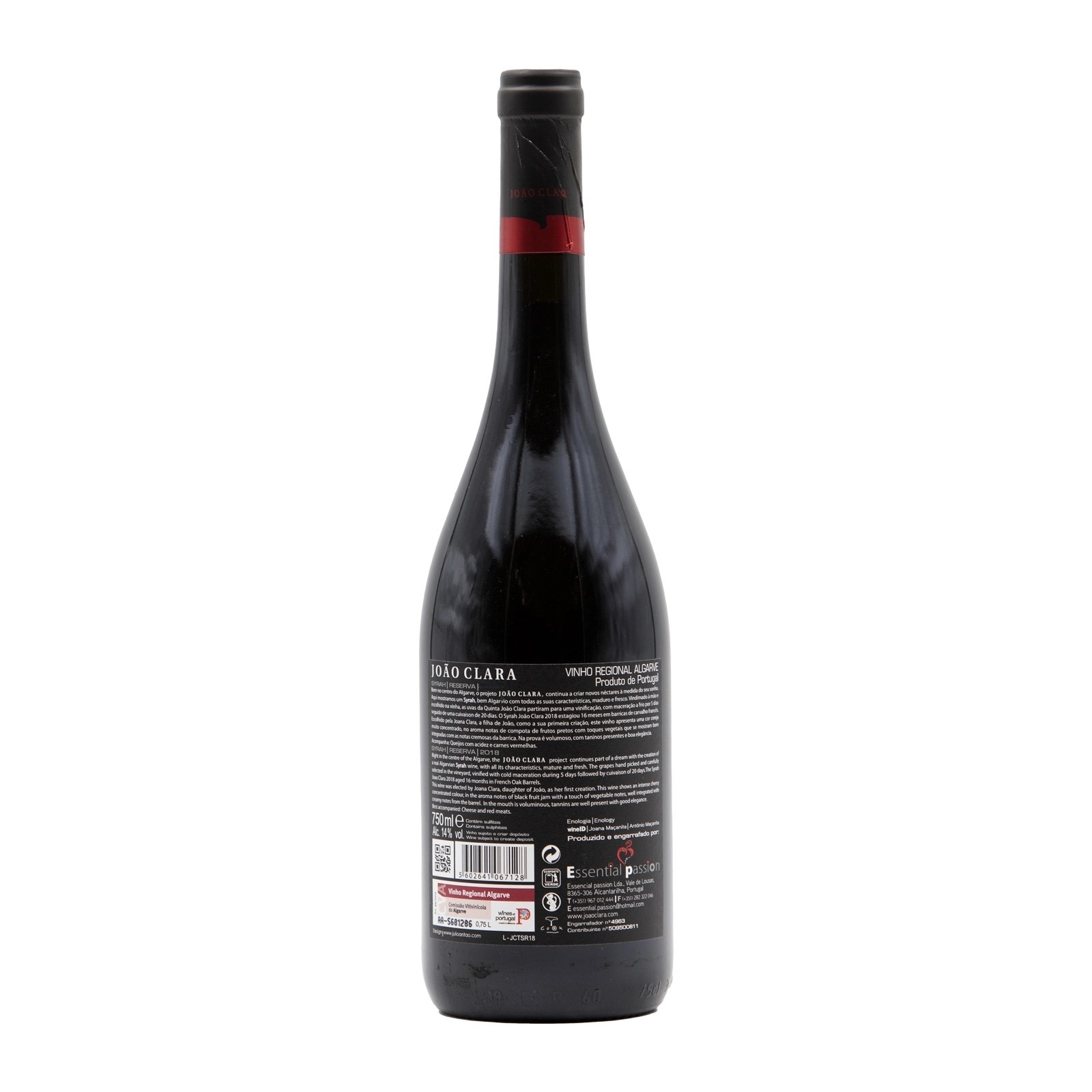João Clara Syrah Réserve Rouge 2022