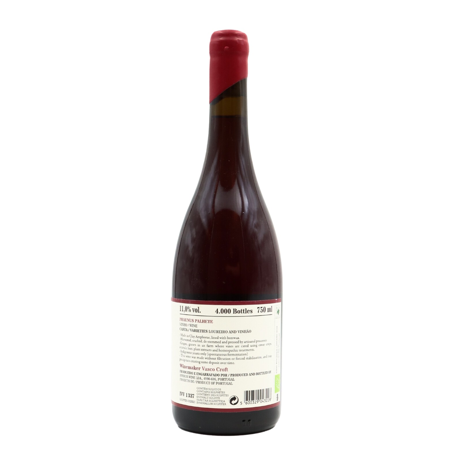 Phaunus Amphora Palhete Red 2023