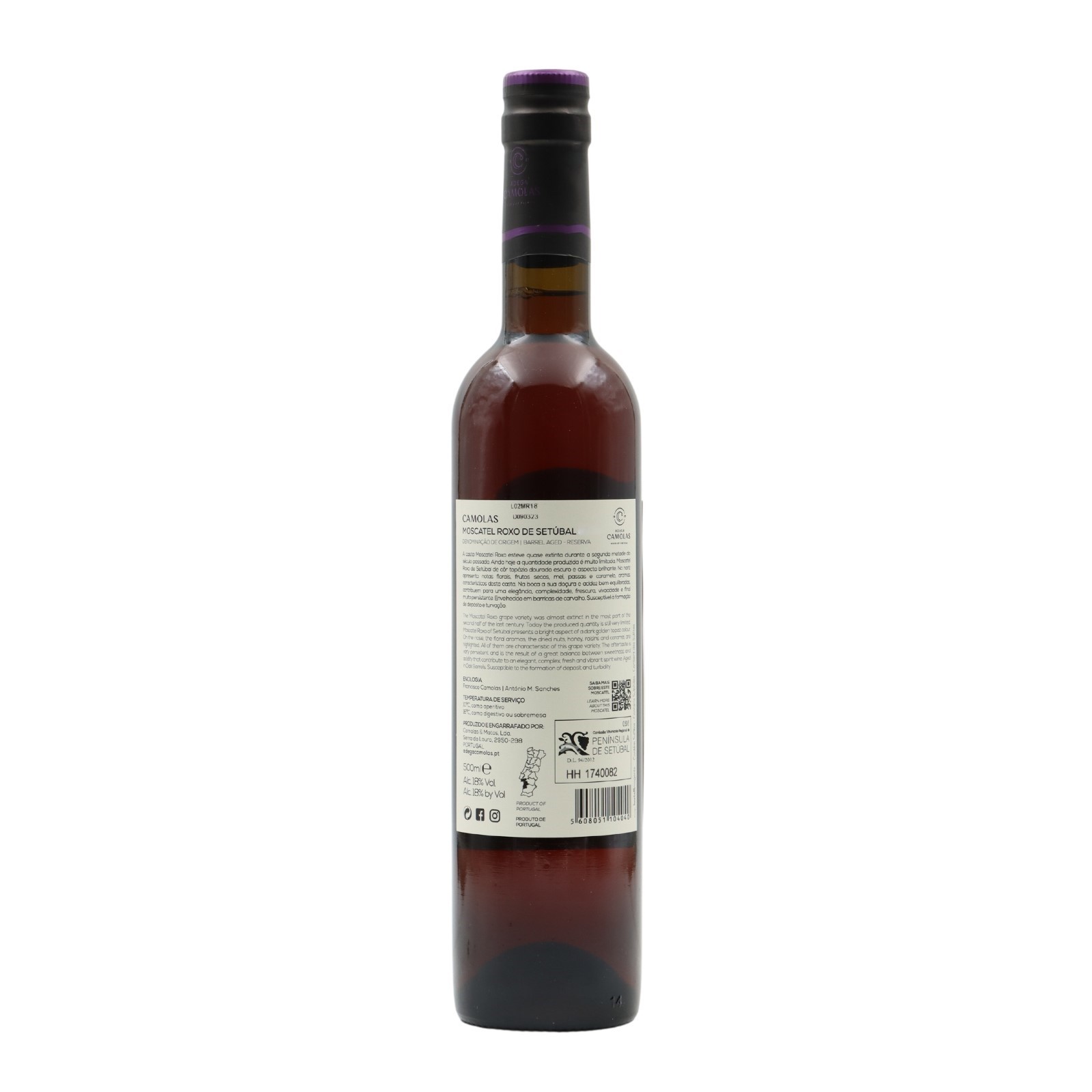 Camolas Barrel Aged Moscatel Roxo 2019