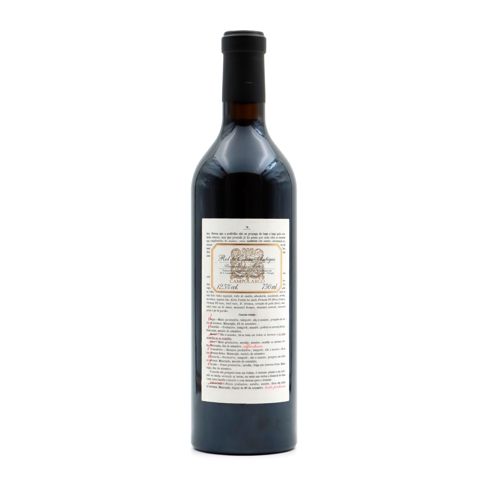 Campolargo Rol de Coisas Antigas Red 2019