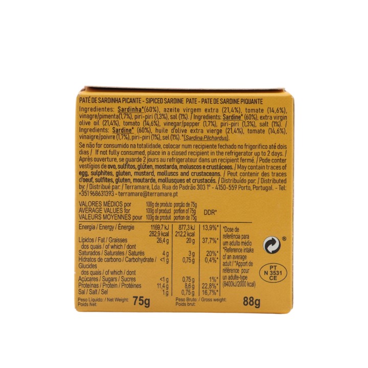 Da Rocha Paté de sardina picante