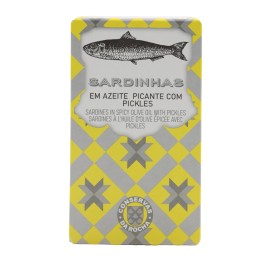 Da Rocha Sardines in Spicy Olive Oil with Pickles