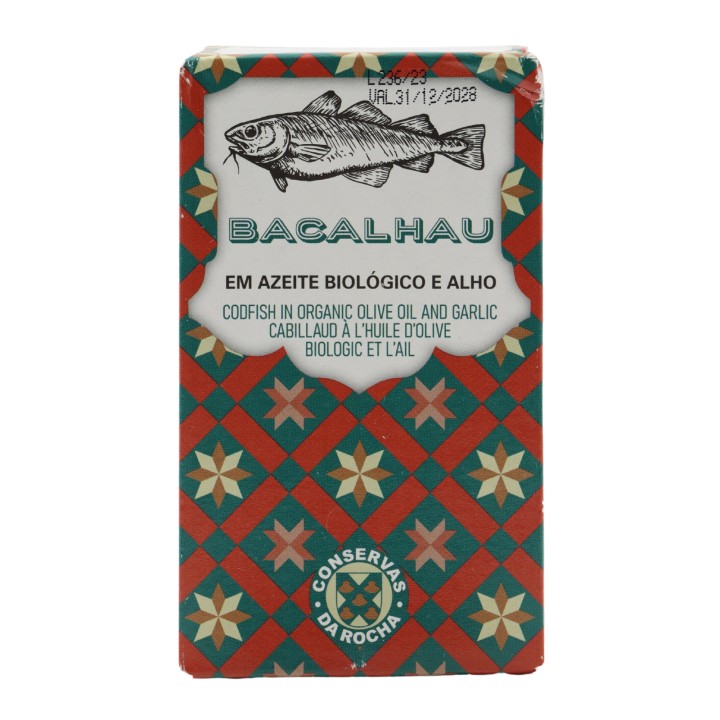 Da Rocha Codfish in Organic Olive Oil and Garlic