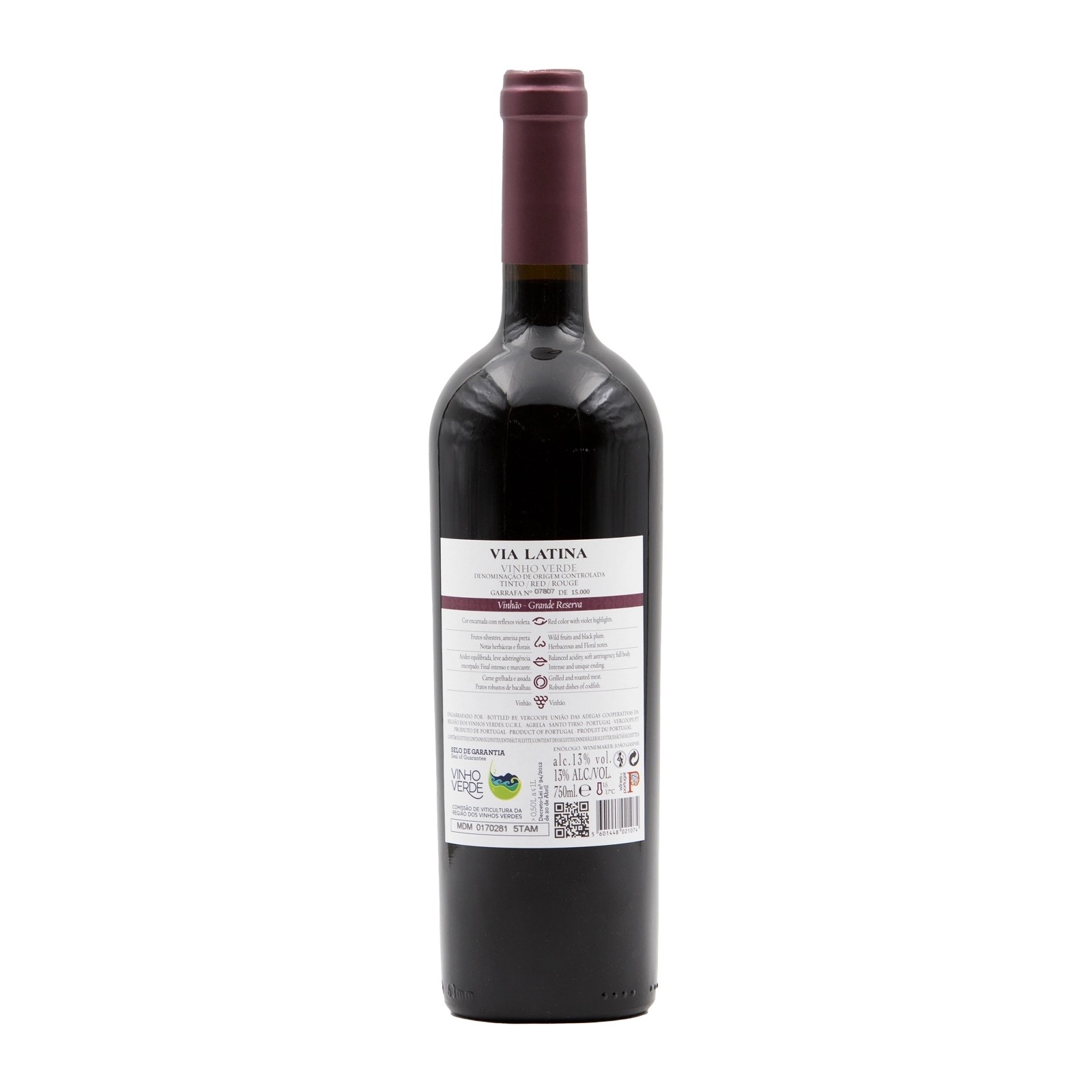 Via Latina Vinhão Grand Reserve Red 2019
