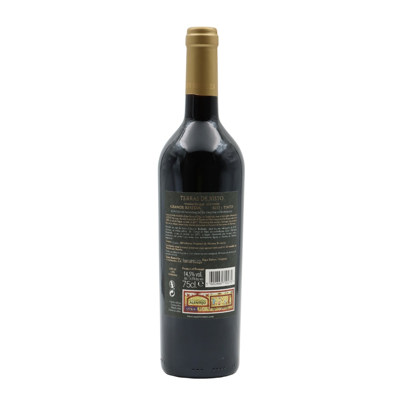 Terras de Xisto Old Vines Grande Riserva Rosso 2015