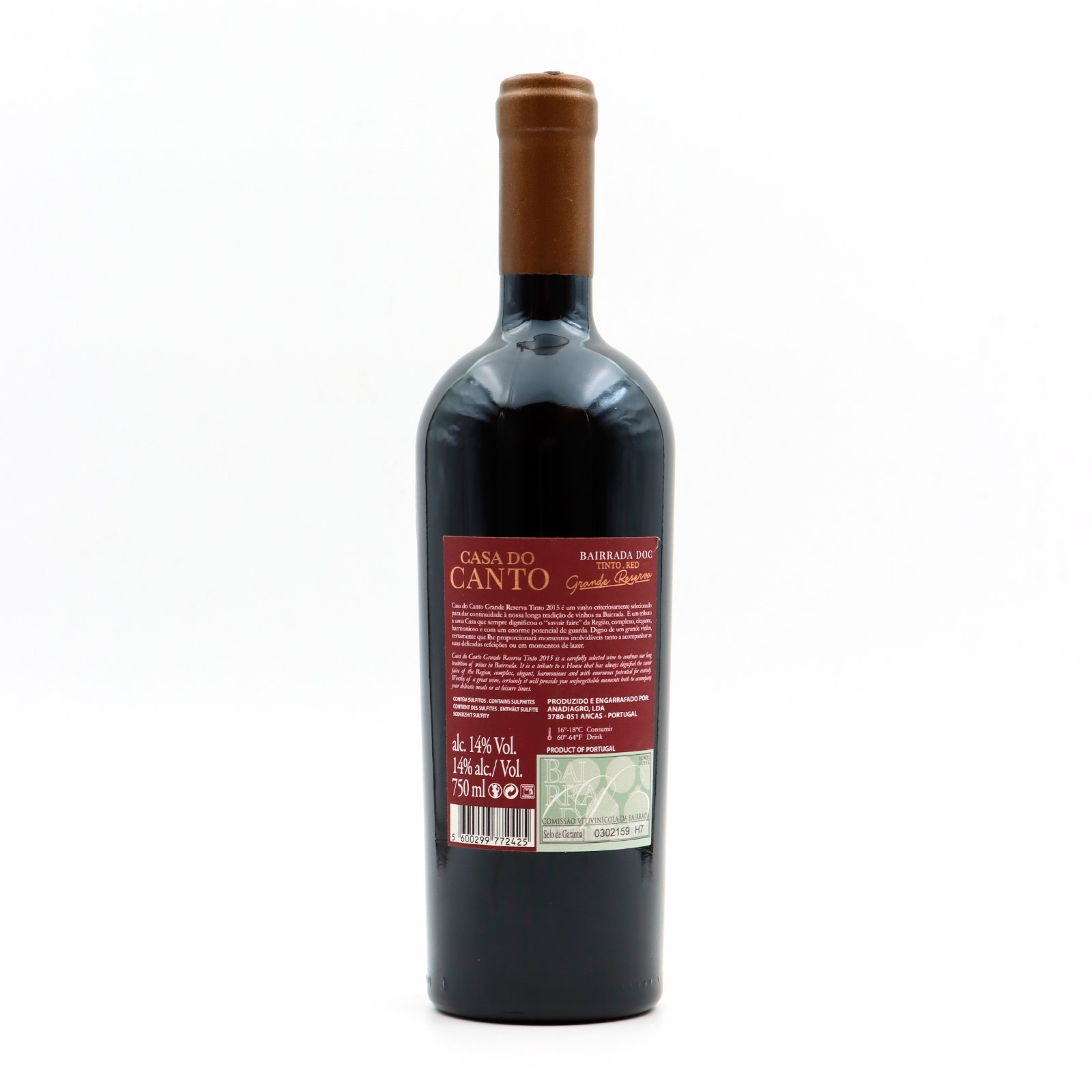 Casa do Canto Grande Riserva Rosso 2015