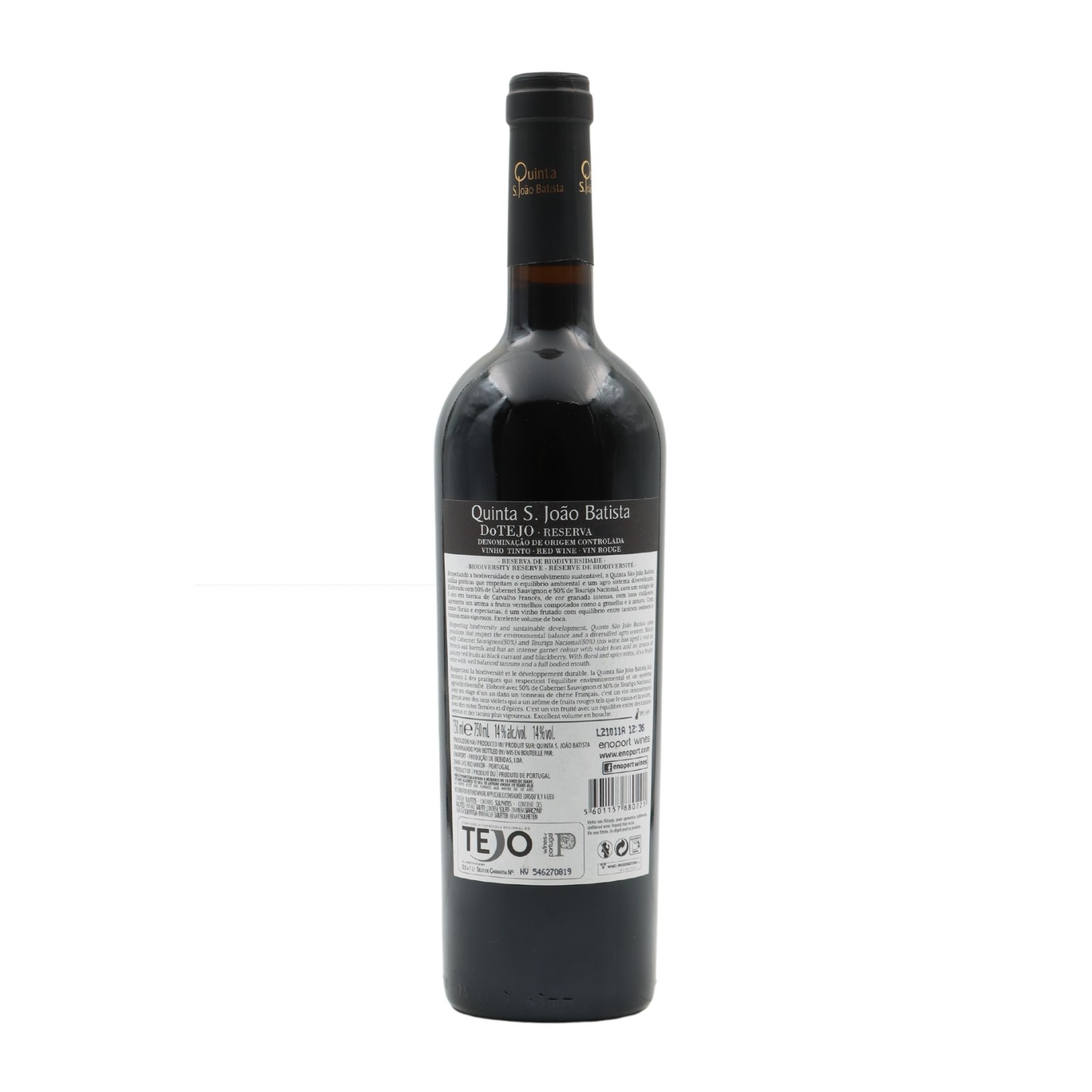 Quinta São João Batista Cabernet Sauvignon Touriga Nacional Riserva Rosso 2021