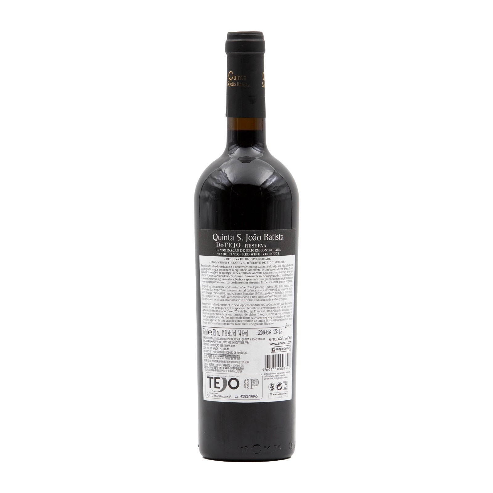 Quinta São João Batista Alicante Bouschet Touriga Franca Reserve Red 2016