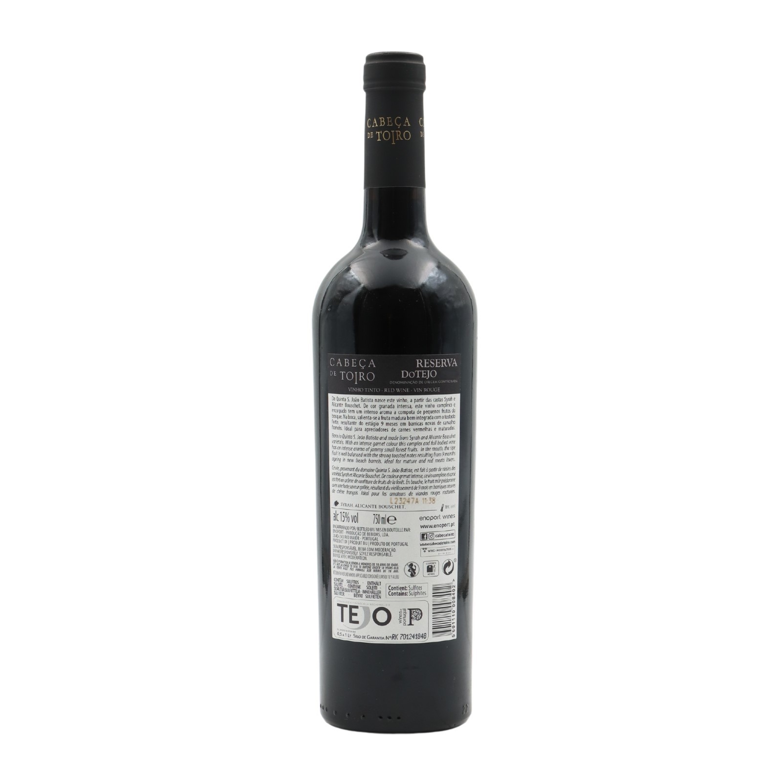 Cabeça de Toiro Bulls Temptation Riserva Rosso 2021