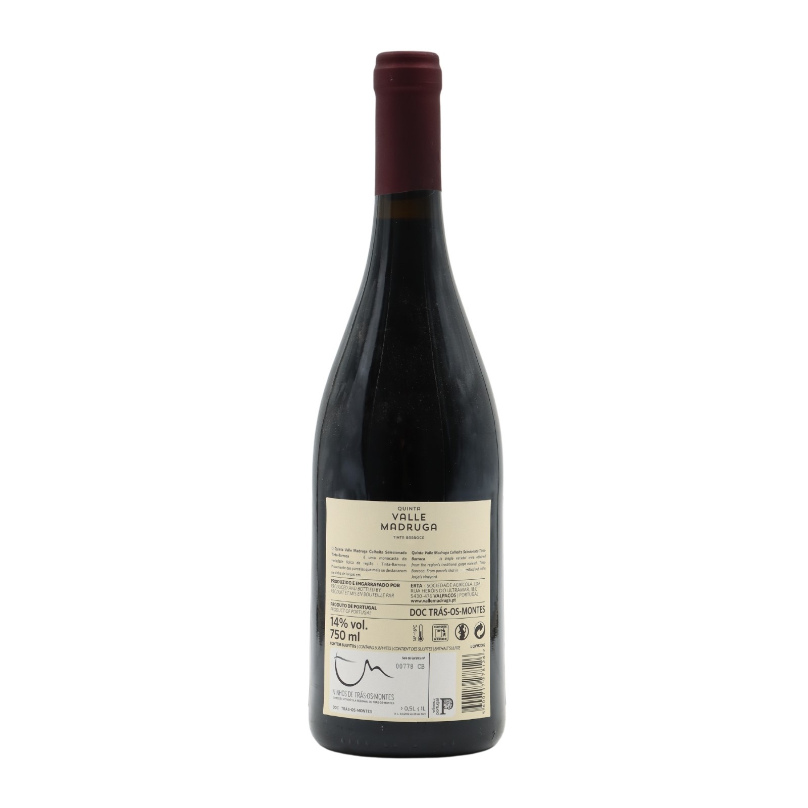 Quinta Valle Madruga Tinta Barroca Rosso 2020