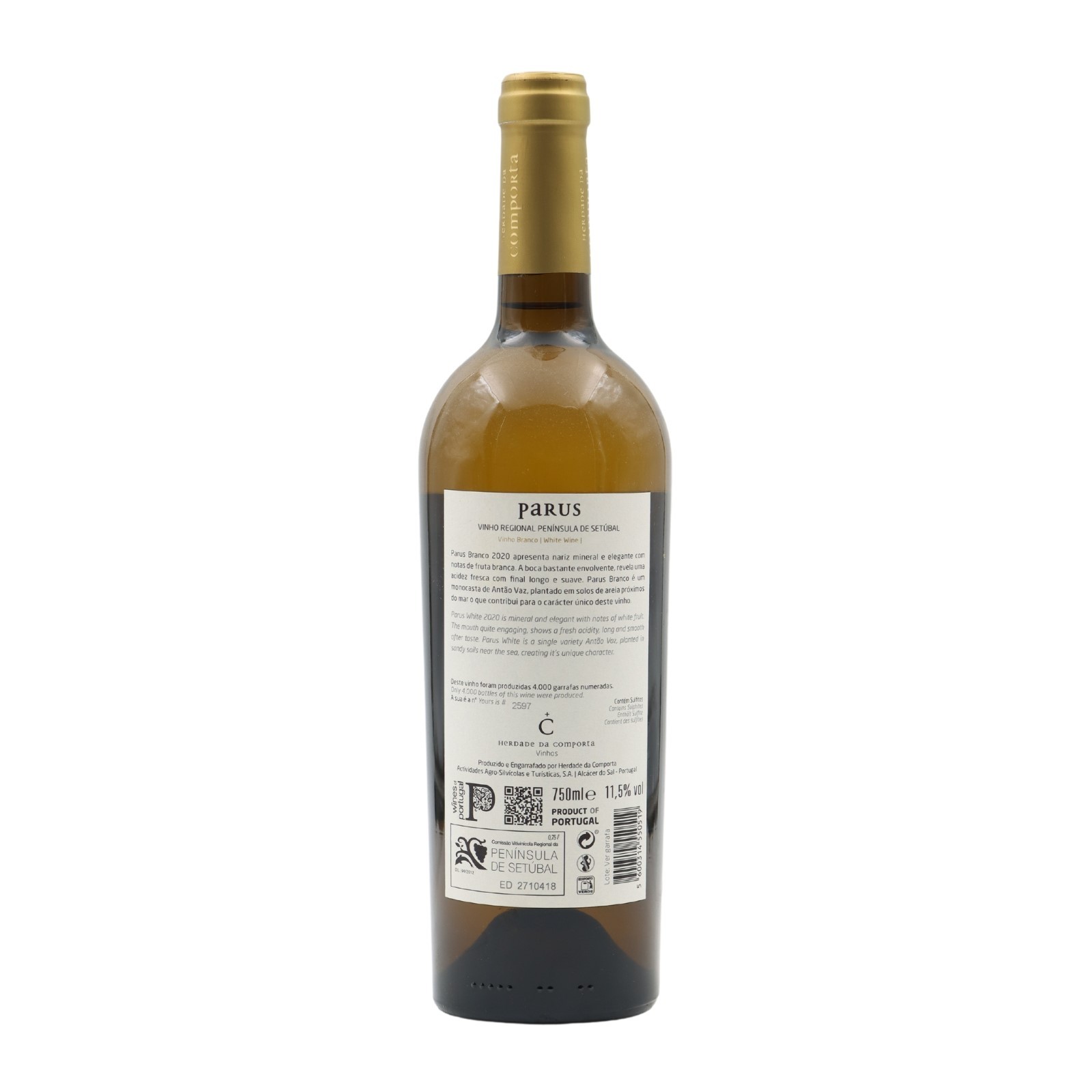 Herdade da Comporta Parus Blanco 2020