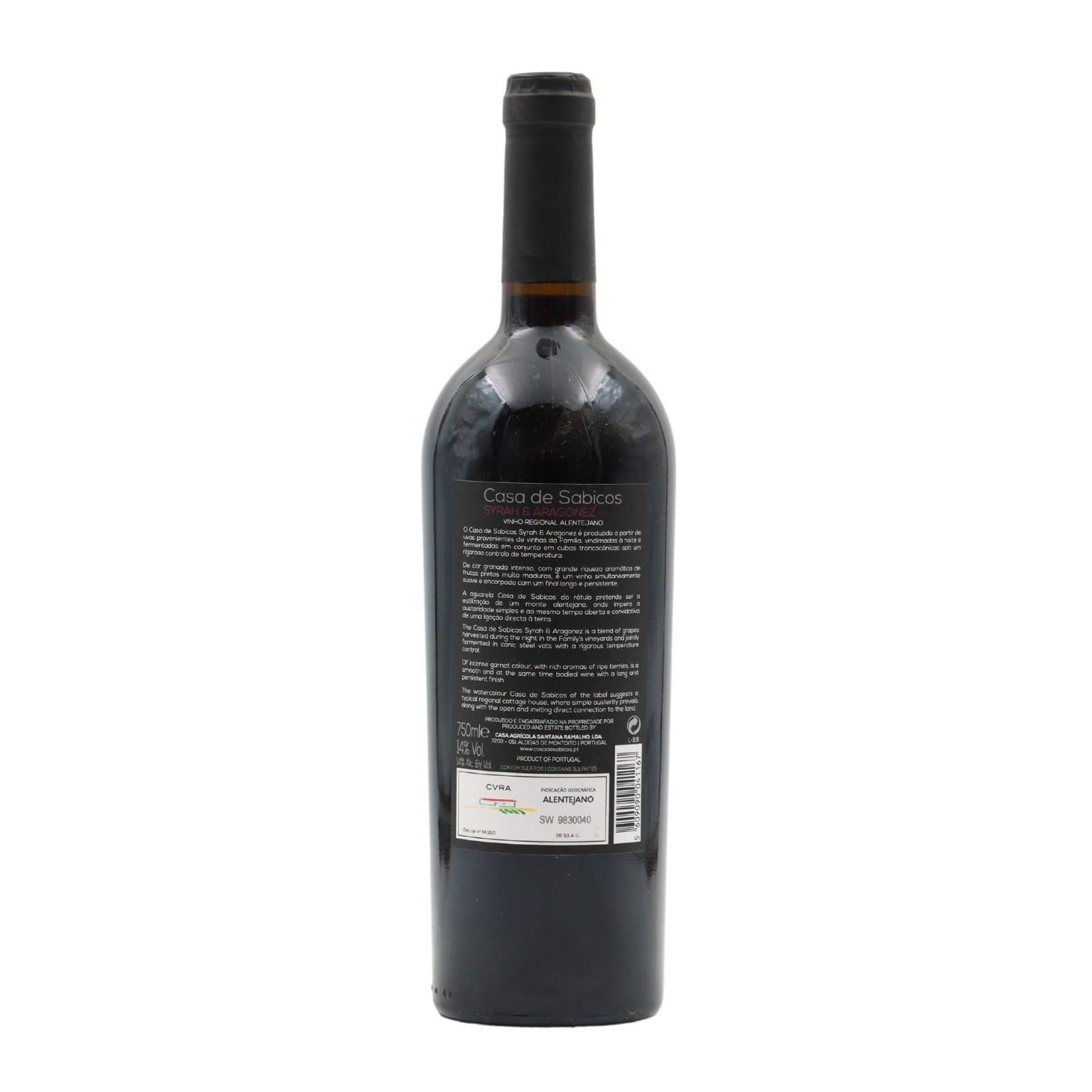 Casa de Sabicos Syrah Aragonêz Rouge 2019