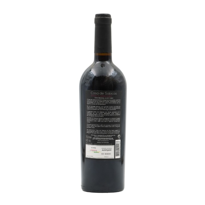 Casa de Sabicos Syrah Aragonêz Rouge 2019