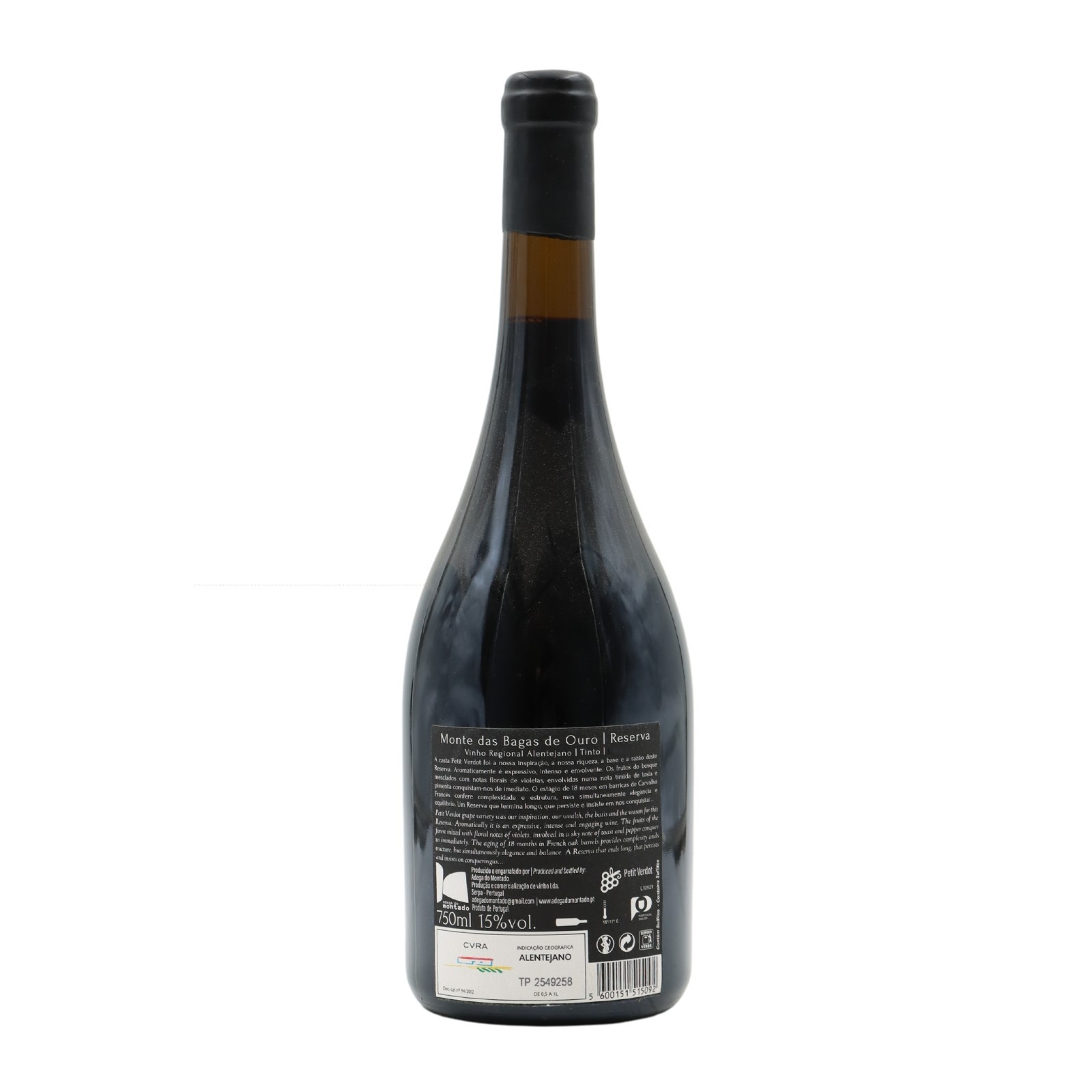 Monte das Bagas de Ouro Petit Verdot Reserve Red 2021