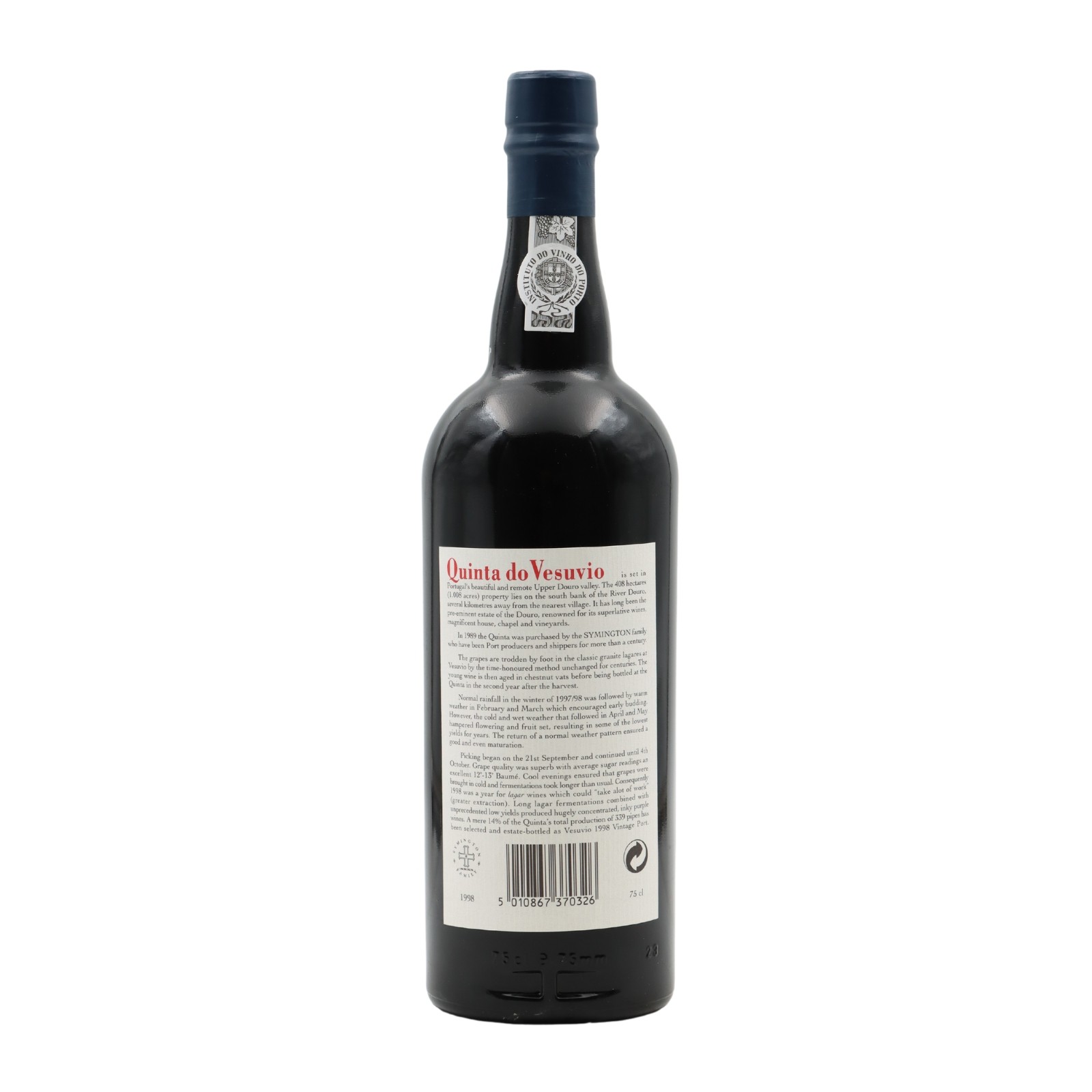 Quinta do Vesuvio Vintage Porto 1998