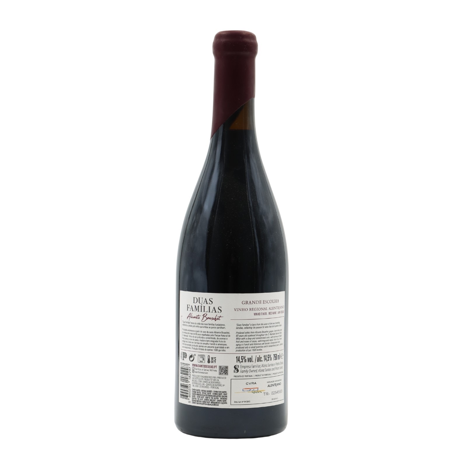 Santos e Seixo Duas Familias Alicante Bouschet Rosso 2019
