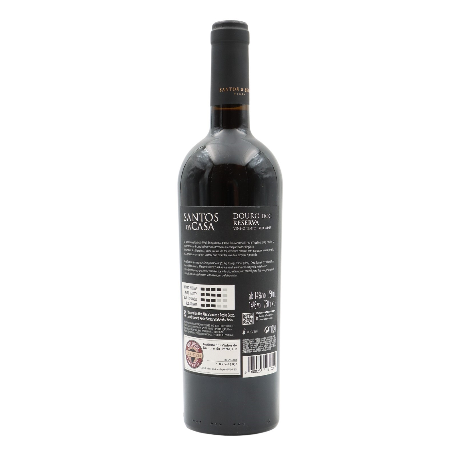 Santos da Casa Douro Riserva Rosso 2018