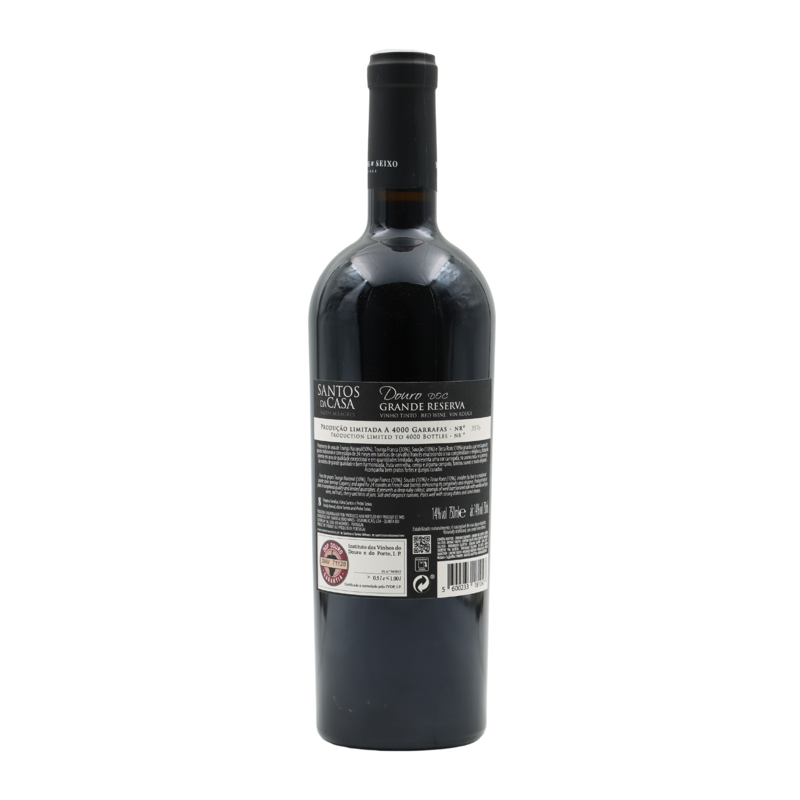 Santos da Casa Douro Grande Réserve Rouge 2018