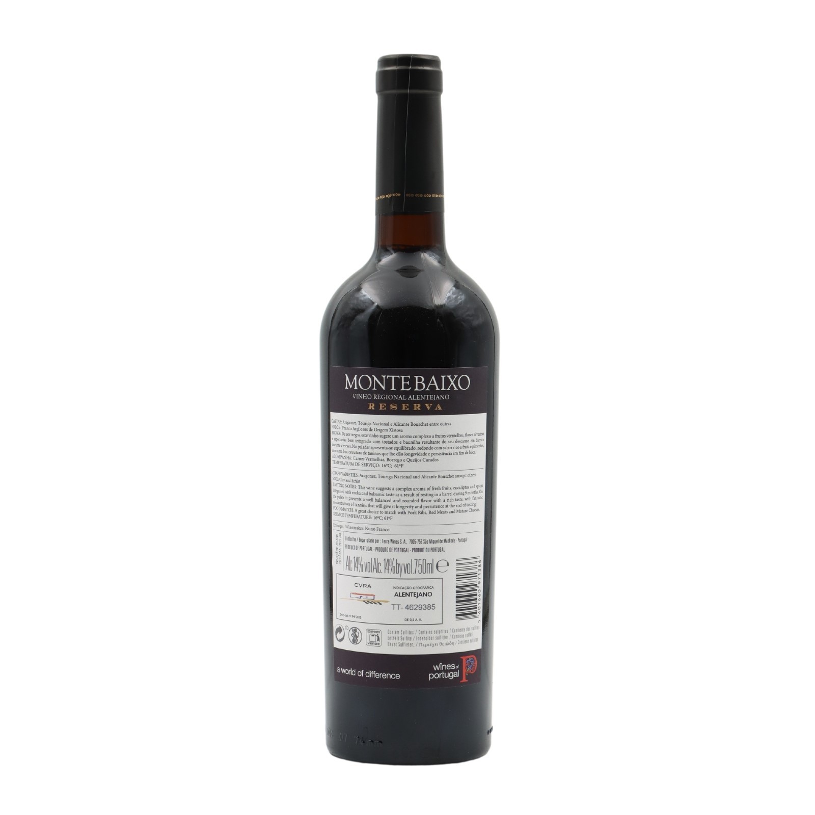 Monte Baixo Alentejo Riserva Rosso 2020