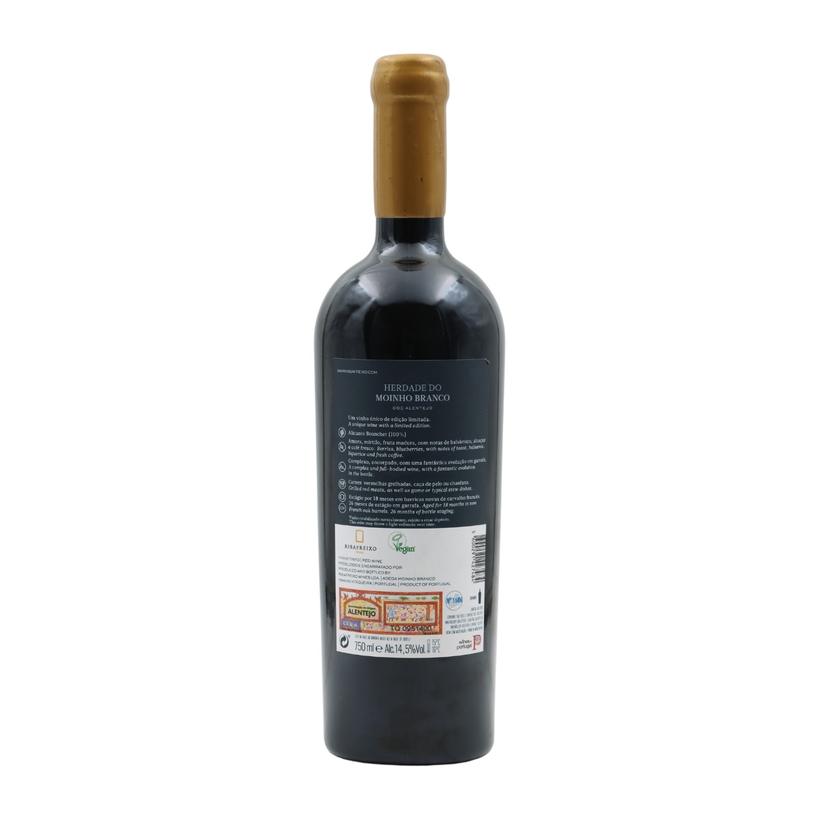 Herdade do Moinho Branco Alicante Bouschet Red 2020