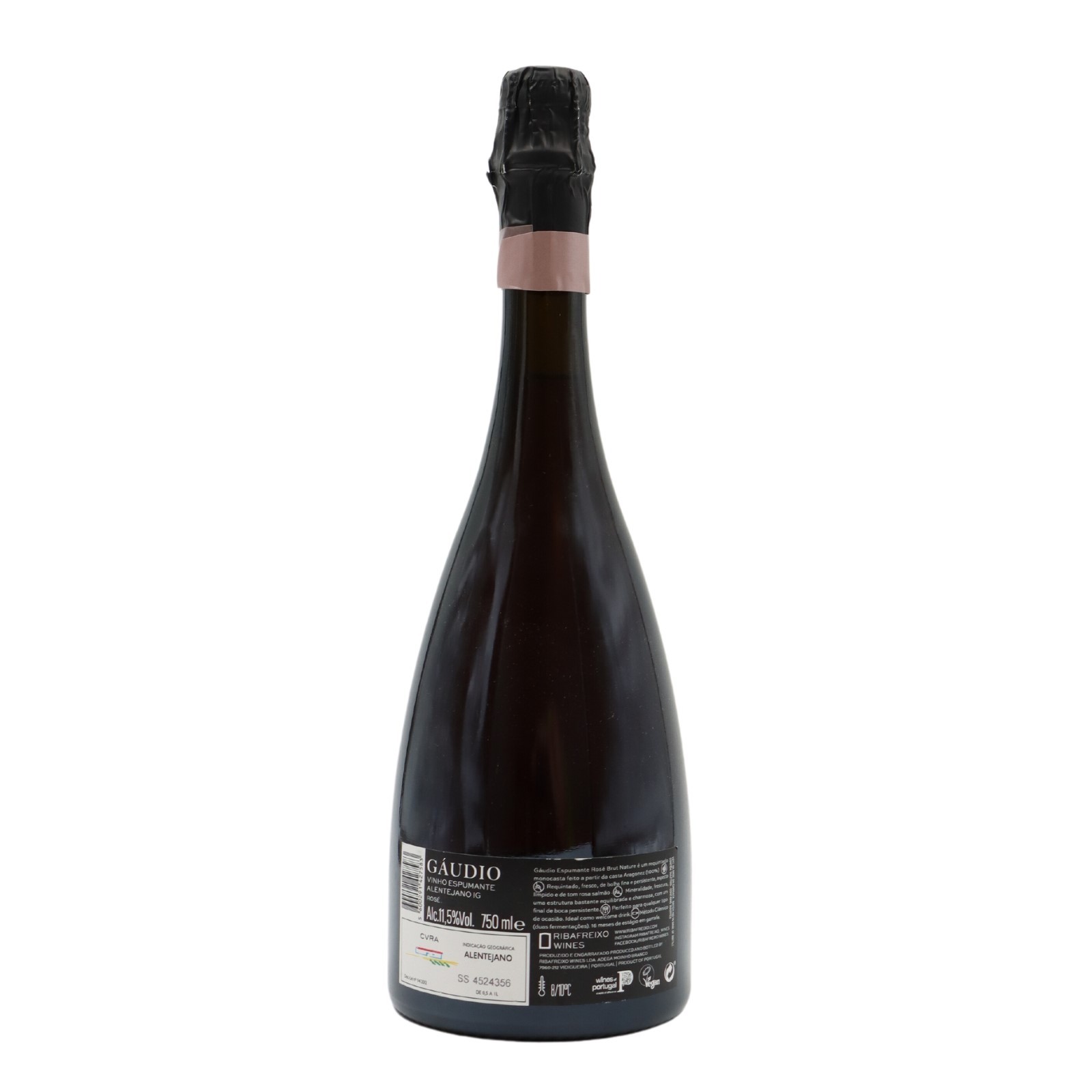 Gáudio Brut Nature Rosé Sparkling 2018