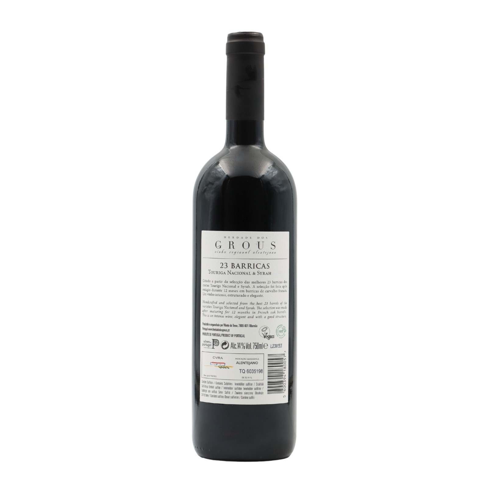 Herdade Grous 23 Barricas Red 2023