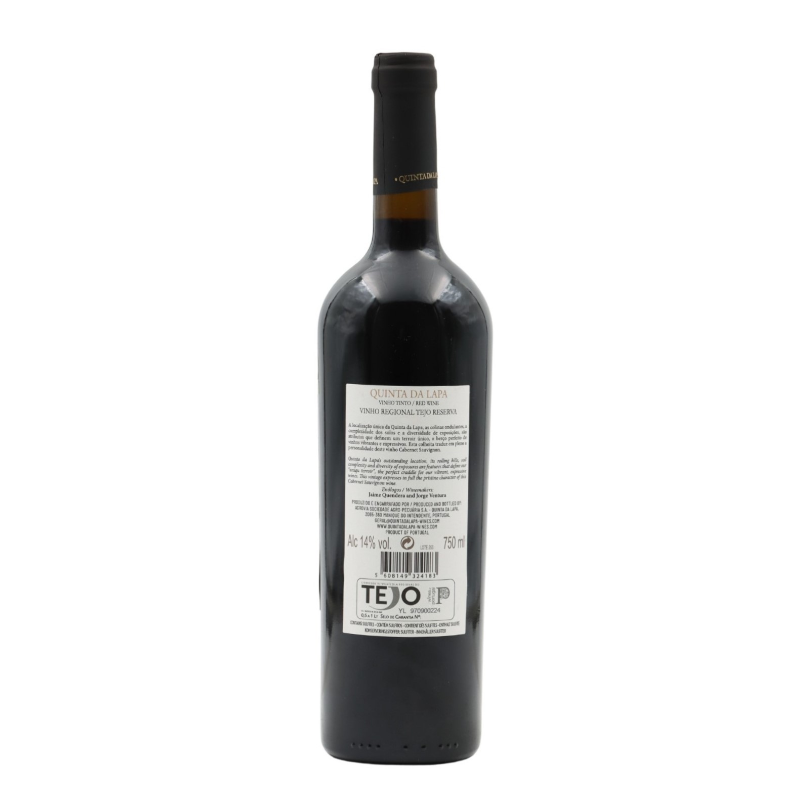 Quinta da Lapa Cabernet Sauvignon Reserve Red 2018